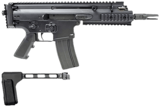 FN SCAR 15P SBT 300 Blackout Semi-Auto Pistol - Black - 7.5" - 30 Round